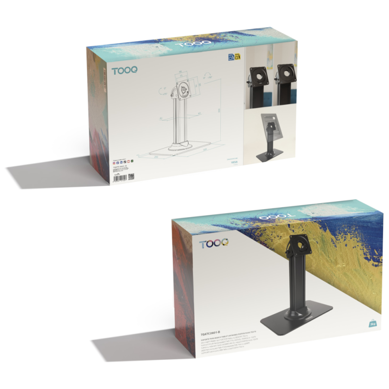 TooQ Soporte de Mesa para Marco Antirrobo Tablet
