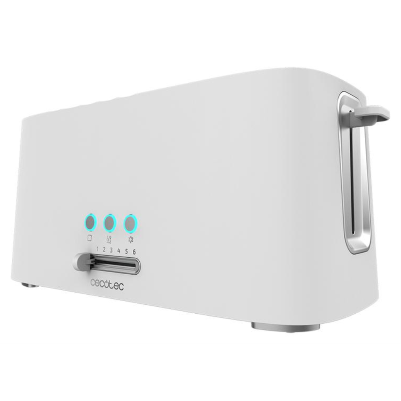 Cecotec 03190 tostadora 6 4 rebanada(s) 1630 W Blanco