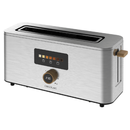 Cecotec 04845 tostadora 7 2 rebanada(s) 1000 W Acero inoxidable