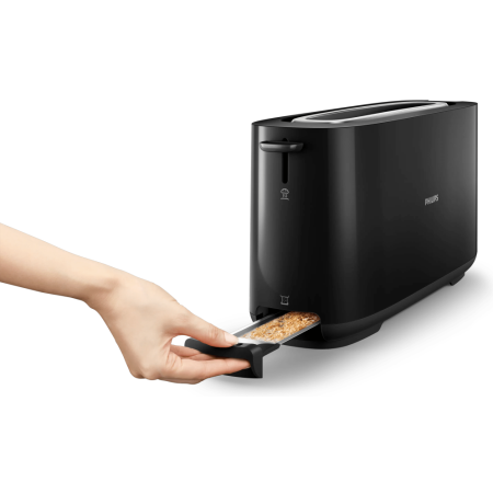 Philips Daily Collection HD2590/90 Tostadora - ranura larga, negro