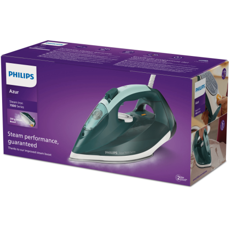 Philips 7000 series DST7031/70 Plancha de vapor HV en verde ópalo/menta