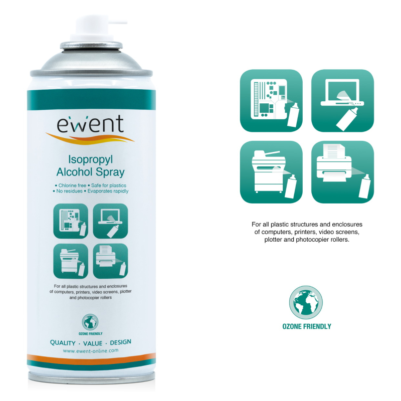Ewent Pulverizador de alcohol isopropílico 400mL