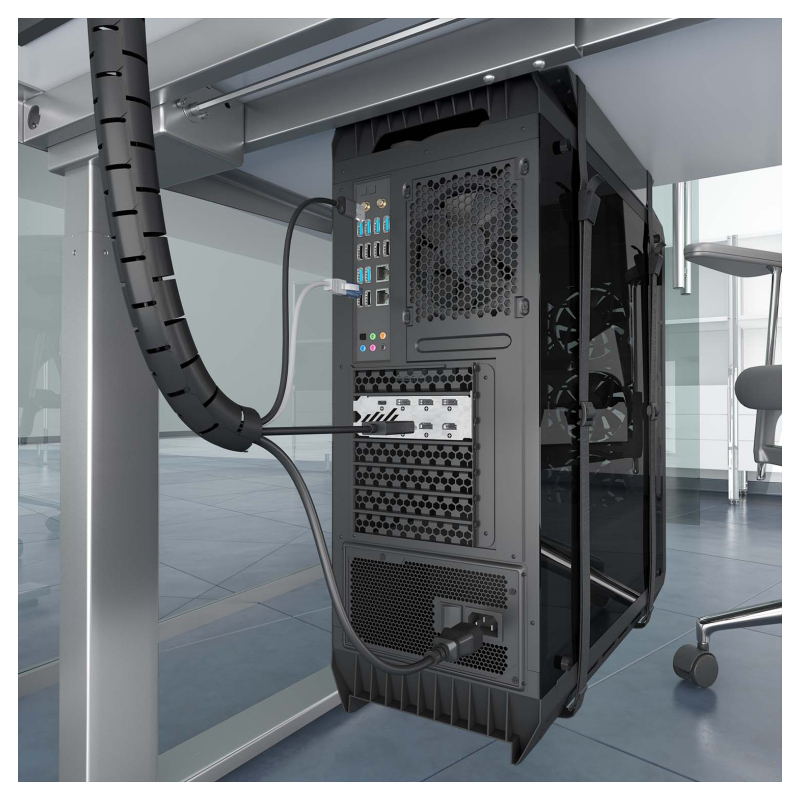 AISENS A151-0899 organizador de cables Universal Pasacables 1 pieza(s)