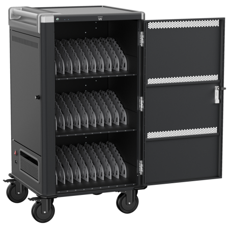 Ewent EW1700 carrito y armario de dispositivo portátil Carro de gestión y carga para dispositivos portátiles Negro, Gris