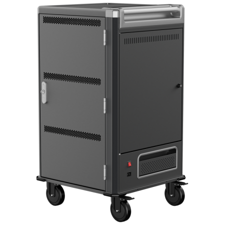 Ewent EW1700 carrito y armario de dispositivo portátil Carro de gestión y carga para dispositivos portátiles Negro, Gris