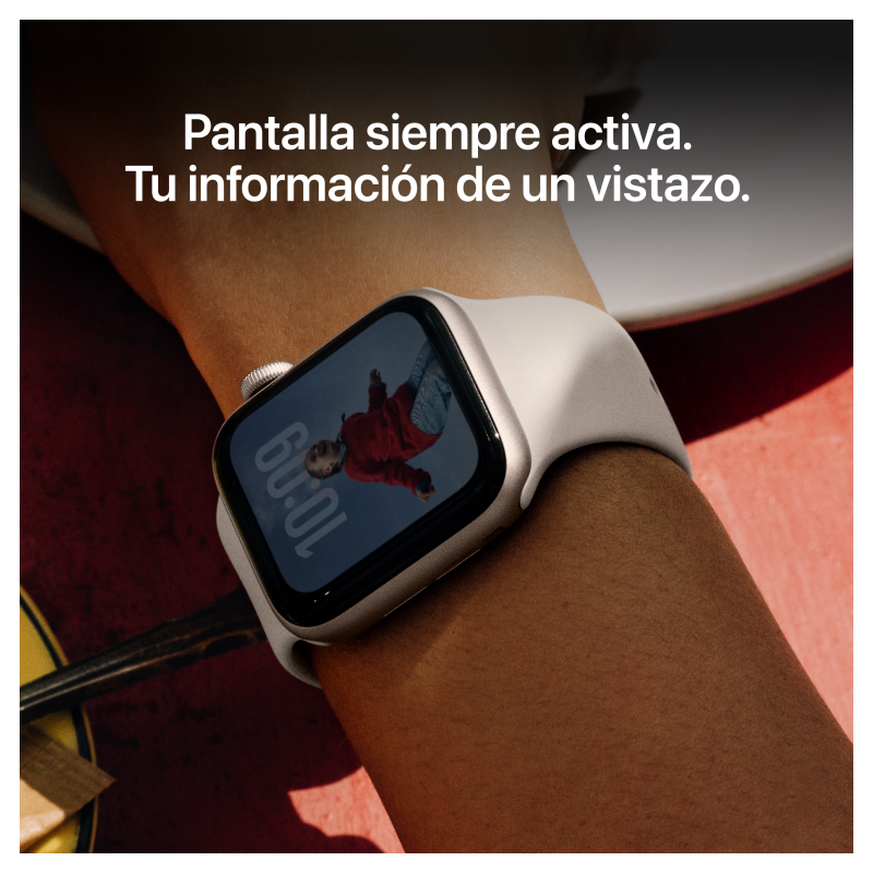 Apple Watch SE (3nd generation) OLED 40 mm Digital 324 x 394 Pixeles Pantalla táctil 5G Beige Wifi GPS (satélite)