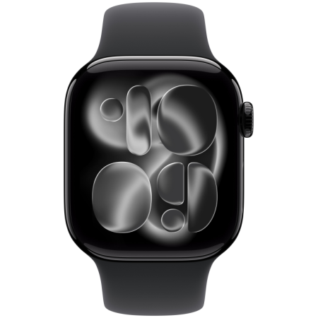 Apple Watch Series 11 OLED 42 mm Digital 374 x 446 Pixeles Pantalla táctil 5G Negro Wifi GPS (satélite)