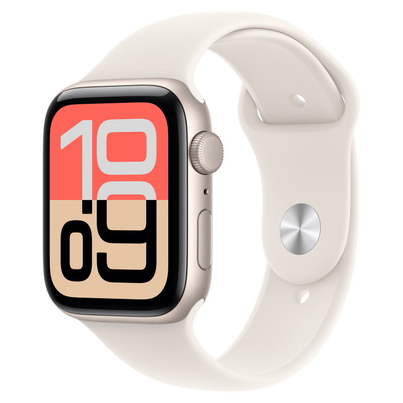 Apple Watch SE (3nd generation) OLED 44 mm Digital 368 x 448 Pixeles Pantalla táctil Beige Wifi GPS (satélite)