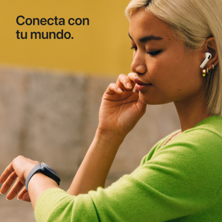 Apple Watch SE (3nd generation) OLED 44 mm Digital 368 x 448 Pixeles Pantalla táctil Beige Wifi GPS (satélite)