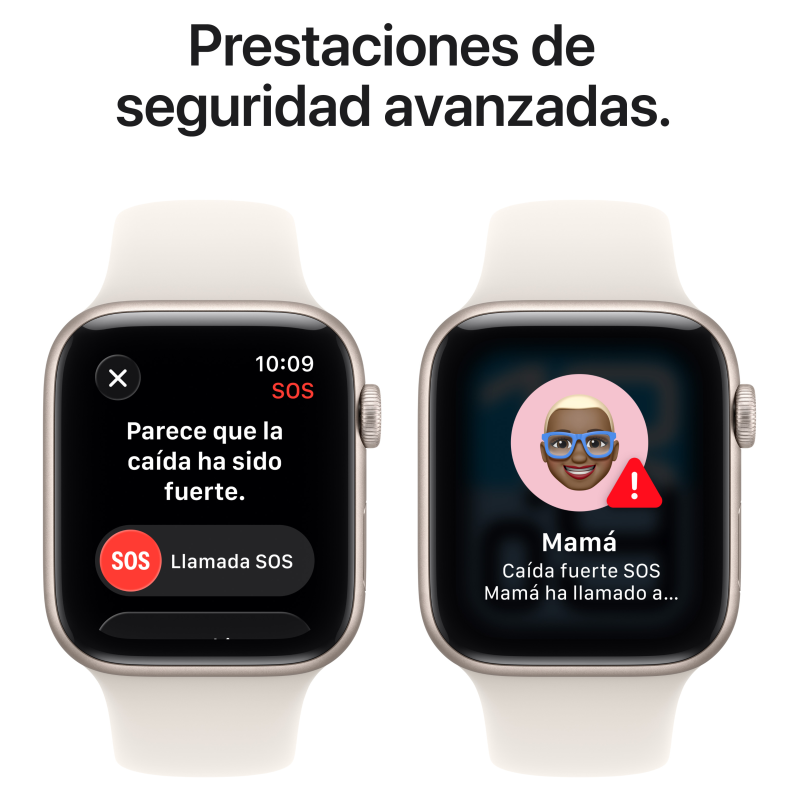 Apple Watch SE (3nd generation) OLED 44 mm Digital 368 x 448 Pixeles Pantalla táctil Beige Wifi GPS (satélite)