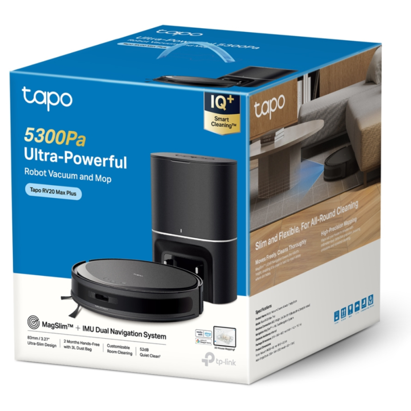 TP-Link Tapo RV20 Max Plus Negro