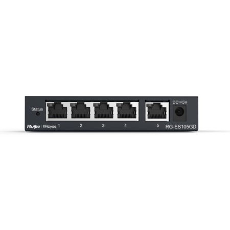 Ruijie Networks RG-ES105GD switch No administrado Gigabit Ethernet (10/100/1000) Negro
