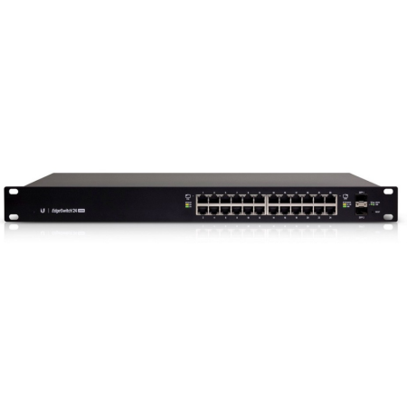 Ubiquiti Networks ES-24-250W switch Gestionado L2/L3 Gigabit Ethernet (10/100/1000) Energía sobre Ethernet (PoE) 1U Negro