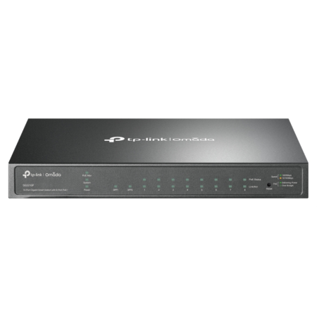 TP-Link Omada SG2210P switch Gestionado L2/L2+ Gigabit Ethernet (10/100/1000) Energía sobre Ethernet (PoE) Negro