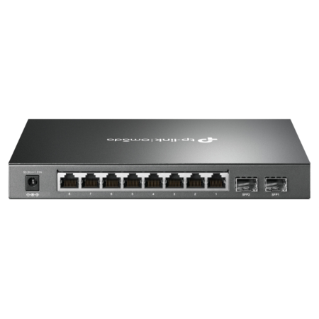 TP-Link Omada SG2210P switch Gestionado L2/L2+ Gigabit Ethernet (10/100/1000) Energía sobre Ethernet (PoE) Negro