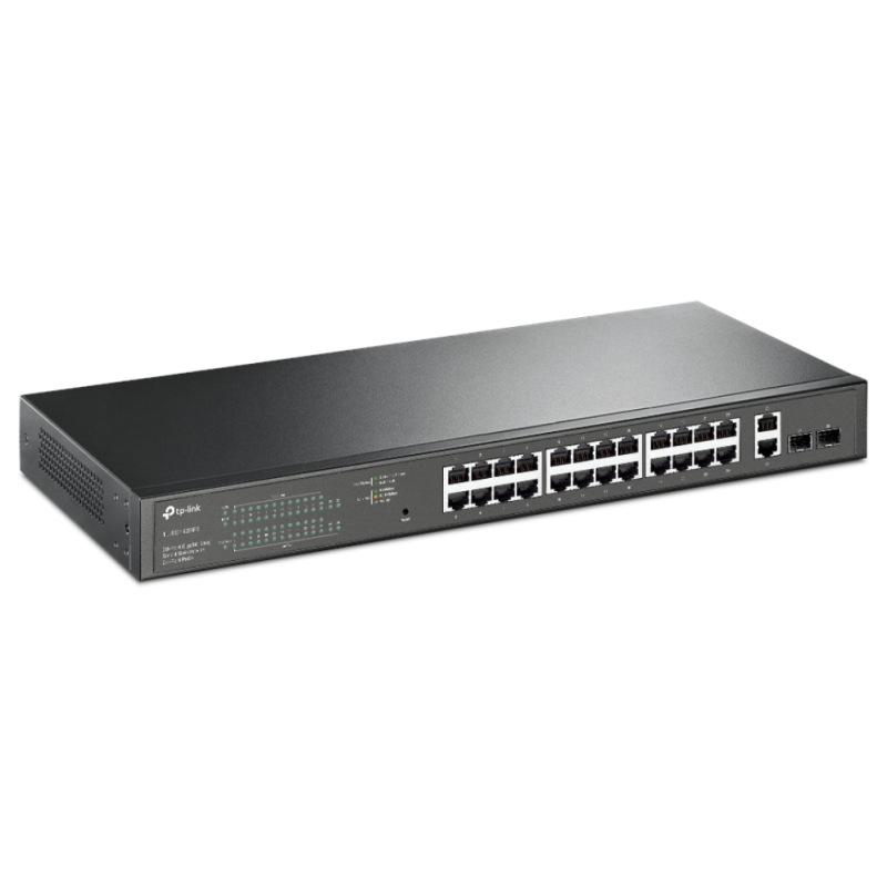 TP-Link TL-SG1428PE switch Gestionado L2 Gigabit Ethernet (10/100/1000) Energía sobre Ethernet (PoE) 1U Negro