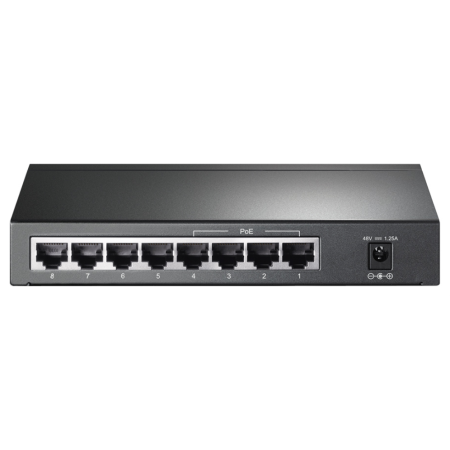 TP-Link TL-SG1008P Gestionado Gigabit Ethernet (10/100/1000) Energía sobre Ethernet (PoE) Gris