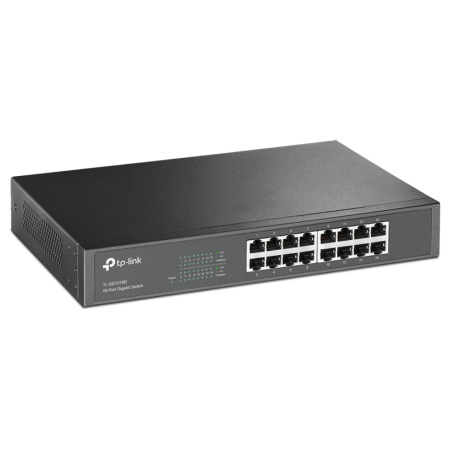 TP-Link TL-SG1016D No administrado Gigabit Ethernet (10/100/1000) Negro