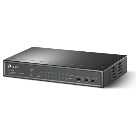 TP-Link TL-SF1009P switch No administrado Fast Ethernet (10/100) Energía sobre Ethernet (PoE) Negro