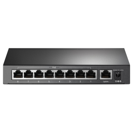 TP-Link TL-SF1009P switch No administrado Fast Ethernet (10/100) Energía sobre Ethernet (PoE) Negro