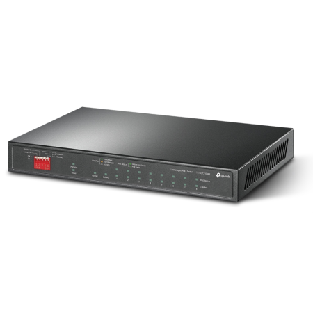 TP-Link TL-SG1210MP switch No administrado Gigabit Ethernet (10/100/1000) Energía sobre Ethernet (PoE) Negro