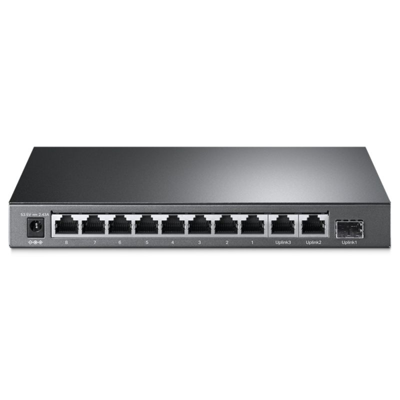TP-Link TL-SG1210MP switch No administrado Gigabit Ethernet (10/100/1000) Energía sobre Ethernet (PoE) Negro