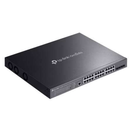 TP-Link Omada SG3428XMPP switch Gestionado L2+ Gigabit Ethernet (10/100/1000) Energía sobre Ethernet (PoE) 1U Negro