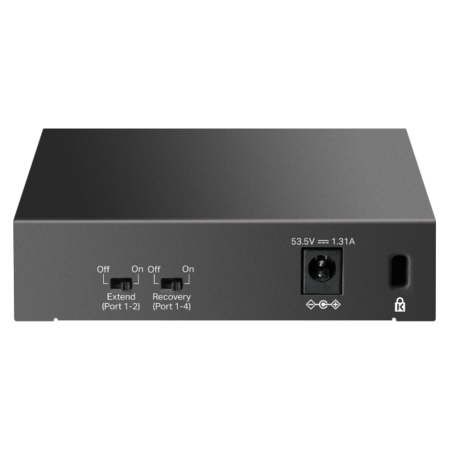 TP-Link LiteWave LS105GP switch No administrado Gigabit Ethernet (10/100/1000) Energía sobre Ethernet (PoE) Negro