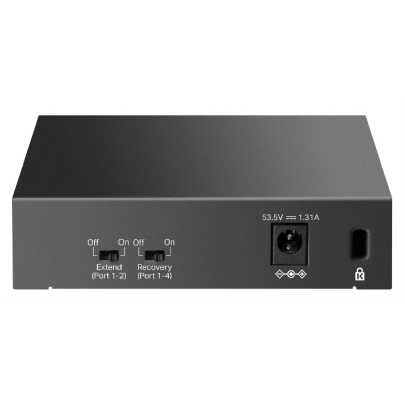 TP-Link LiteWave LS105GP switch No administrado Gigabit Ethernet (10/100/1000) Energía sobre Ethernet (PoE) Negro