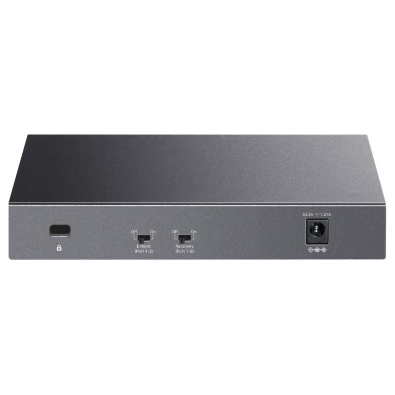 TP-Link LiteWave LS108GP switch No administrado Gigabit Ethernet (10/100/1000) Energía sobre Ethernet (PoE) Negro