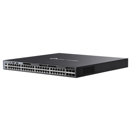 TP-Link Omada SG6654XHP switch Gestionado L3 Gigabit Ethernet (10/100/1000) Energía sobre Ethernet (PoE) 1U Negro
