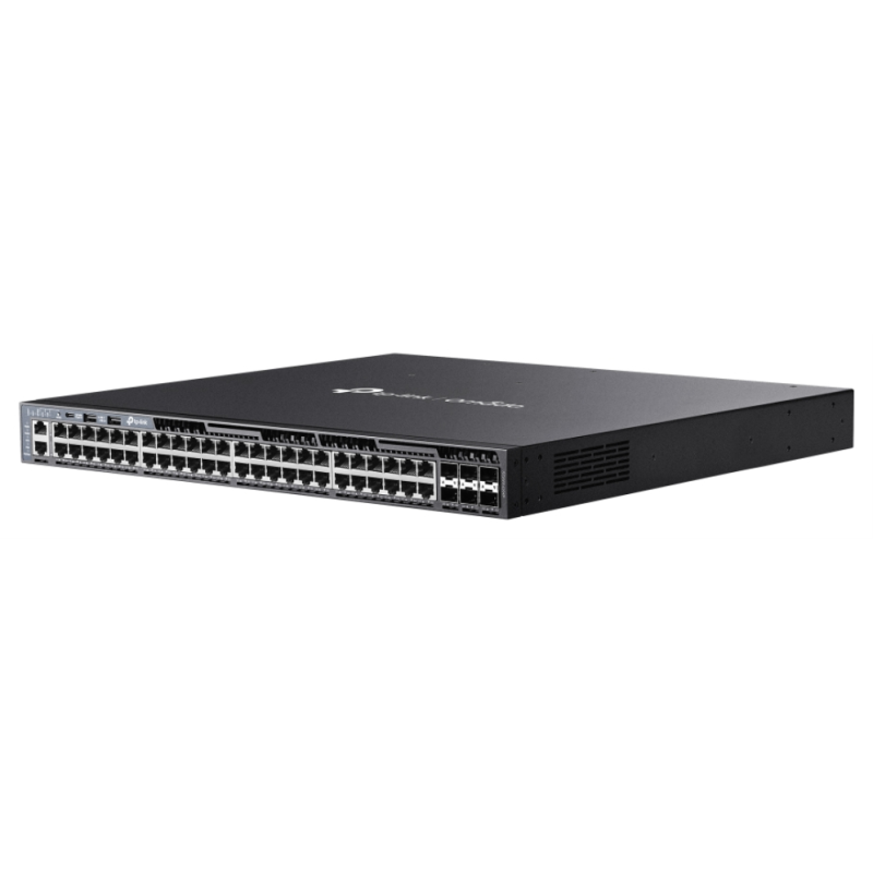 TP-Link Omada SG6654XHP switch Gestionado L3 Gigabit Ethernet (10/100/1000) Energía sobre Ethernet (PoE) 1U Negro