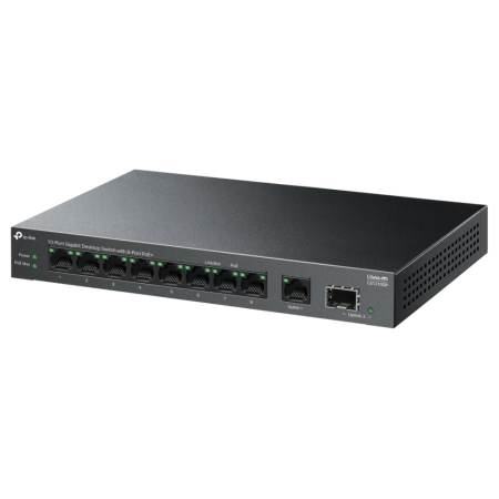 TP-Link LiteWave LS1210GP switch No administrado Gigabit Ethernet (10/100/1000) Energía sobre Ethernet (PoE) Negro