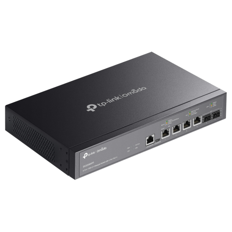 TP-Link Omada SX3206HPP switch Gestionado L2+ 10G Ethernet (100/1000/10000) Energía sobre Ethernet (PoE) Negro