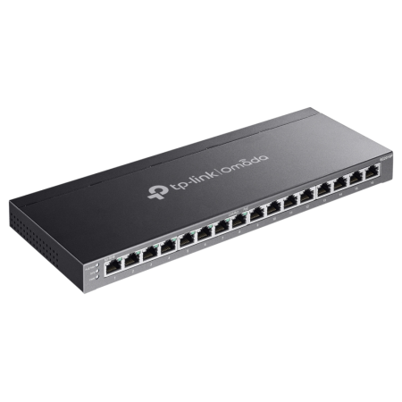 TP-Link Omada SG2016P switch Gestionado L2/L2+ Gigabit Ethernet (10/100/1000) Energía sobre Ethernet (PoE) Negro