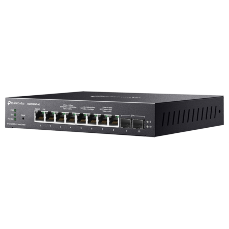 TP-Link Omada SG2210XMP-M2 switch Gestionado L2/L2+ 2.5G Ethernet (100/1000/2500) Energía sobre Ethernet (PoE) Montaje en pared/