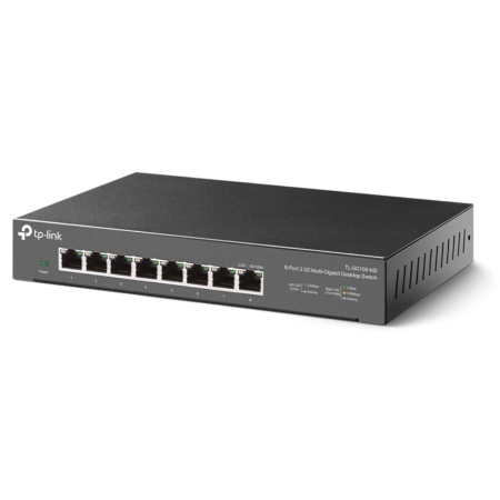 TP-Link TL-SG108-M2 switch No administrado 2.5G Ethernet (100/1000/2500) Negro