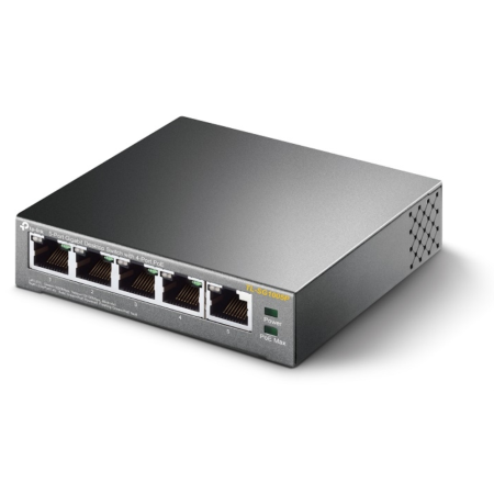 TP-Link TL-SG1005P No administrado Gigabit Ethernet (10/100/1000) Energía sobre Ethernet (PoE) Negro