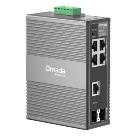 TP-Link Omada IES206G switch Gestionado Gigabit Ethernet (10/100/1000) Negro