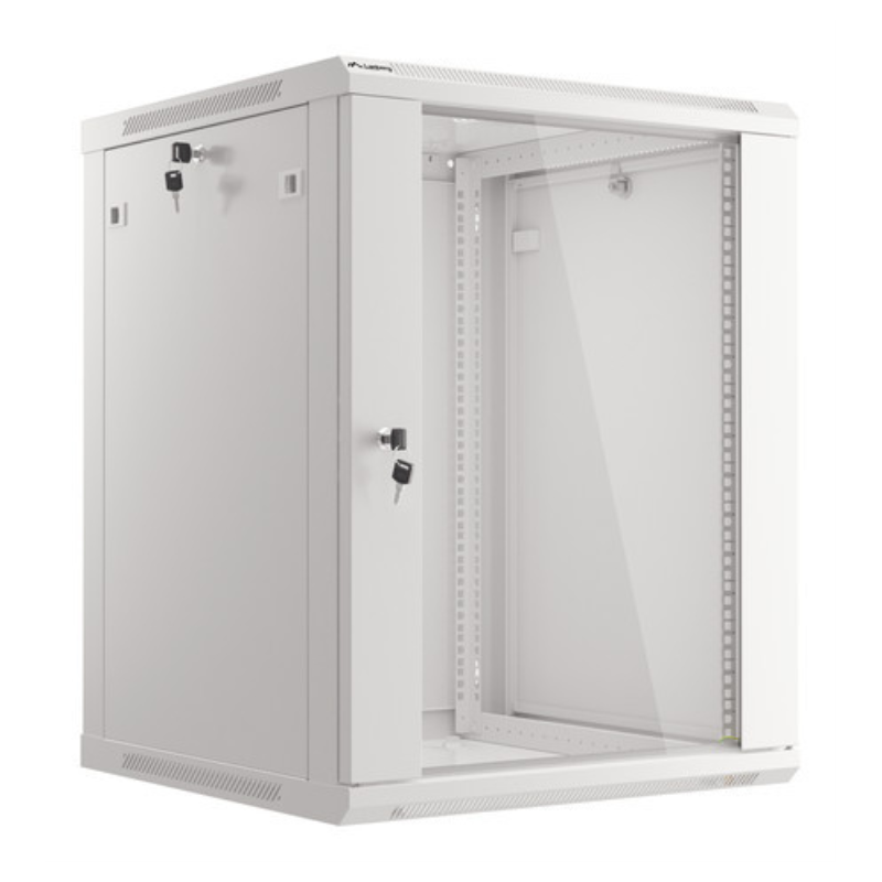Lanberg WF01-6615-10S armario rack 15U Bastidor de pared Gris
