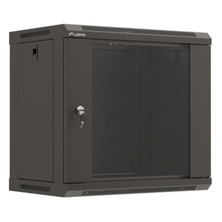 Lanberg WF03-5309-10B armario rack 9U Bastidor de pared Negro