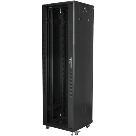 Lanberg FF01-6642-12B armario rack 42U Rack o bastidor independiente Negro
