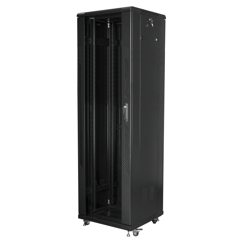 Lanberg FF01-6642-12B armario rack 42U Rack o bastidor independiente Negro