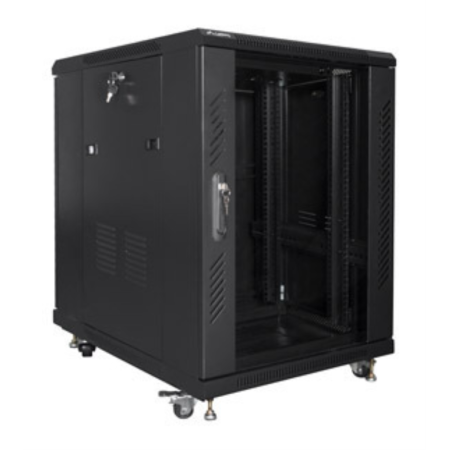 Lanberg FF01-6815-12B armario rack 15U Rack o bastidor independiente Negro