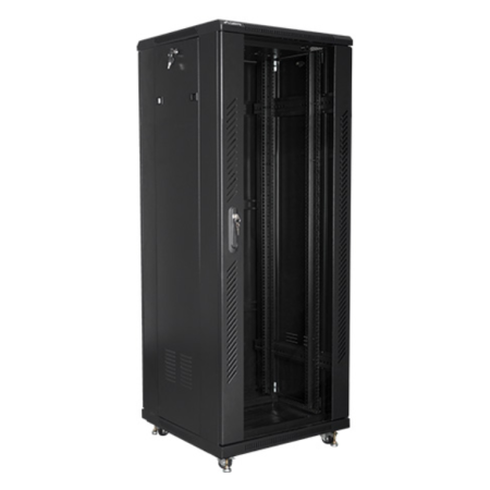 Lanberg FF01-6632-12B armario rack 32U Rack o bastidor independiente Negro