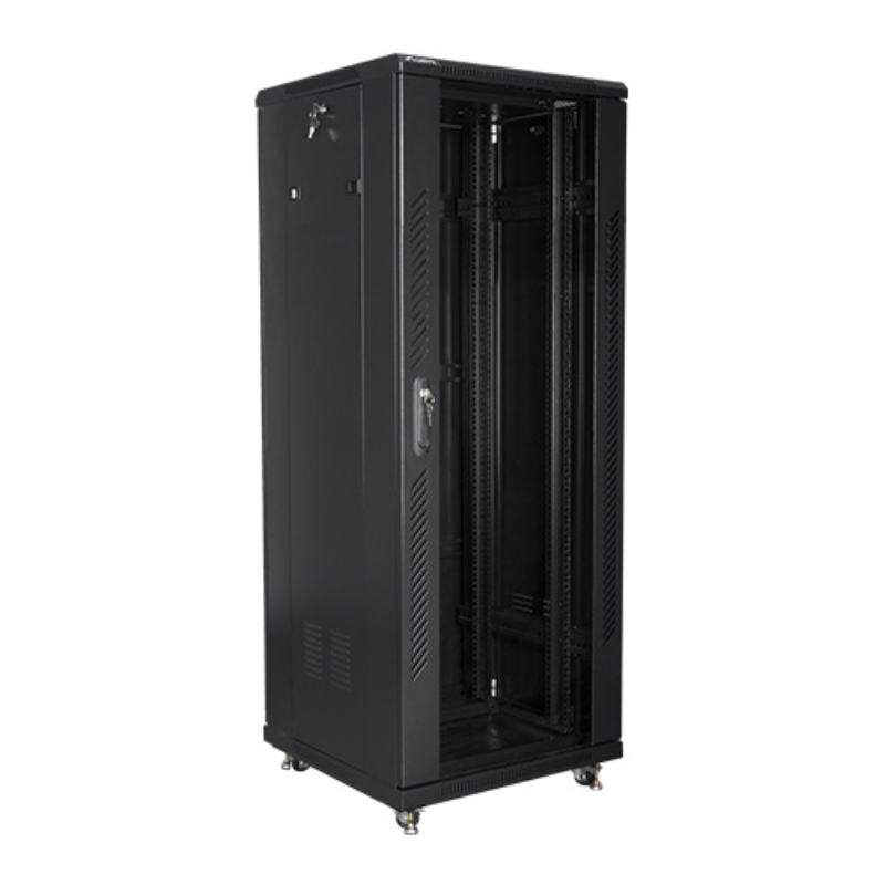 Lanberg FF01-6632-12B armario rack 32U Rack o bastidor independiente Negro
