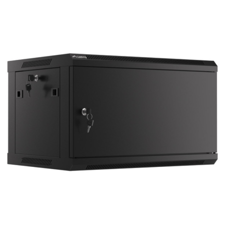 Lanberg WF01-6406-00B armario rack 6U Bastidor de pared Negro