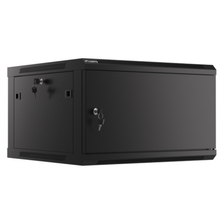Lanberg WF01-6606-00B armario rack 6U Bastidor de pared Negro