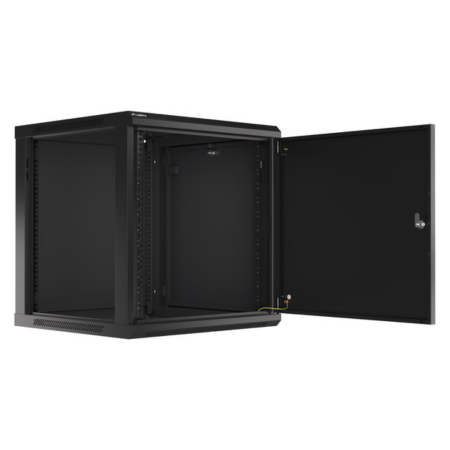 Lanberg WF01-6612-00B armario rack 12U Bastidor de pared Negro