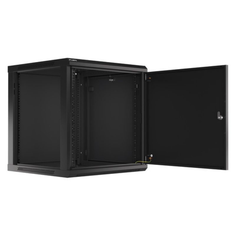 Lanberg WF01-6612-00B armario rack 12U Bastidor de pared Negro
